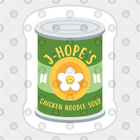 j-hope (BTS) Chicken Noodle Soup - J Hope Bts - Sticker | TeePublic