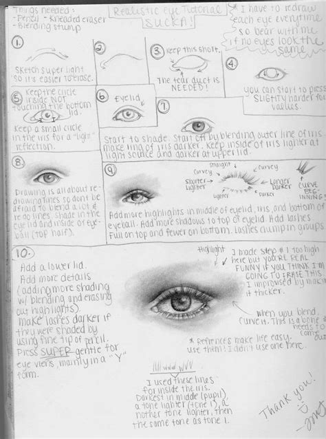 Eye Tutorial 10 Steps By Superrgeek On Deviantart Eye Tutorial Eye Drawing Tutorials