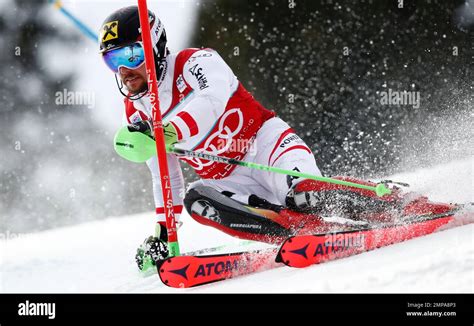 Austria S Marcel Hirscher Competes During An Alpine Ski Men S World