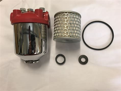 SUMMIT RACING FUEL FILTER CANISTER Early Times Autos Hot Rod Parts