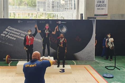 Udeg Consigue Medallas M S En Levantamiento De Pesas En Los