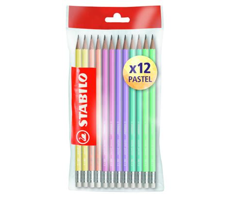 Matita Stabilo Swano Con Gomma Pastel Eco Pack 12pz Edencart