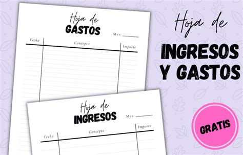 Templates De Gastos Y Ingresos Hot Sex Picture