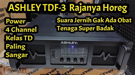 Power Ashley TDF 3 Bisa Untuk Speaker 18x8 Coil 5 In Cocok Untuk Sound