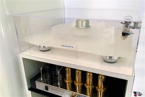 Marantz Tt S Turntable With Custom Acrylic Dust Cover And Clearaudio