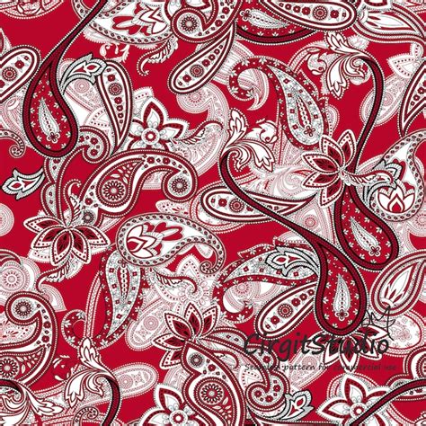 Black and White Paisley Fabric - Etsy