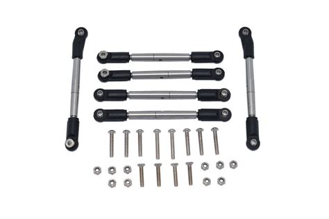 Stainless Steel Adjustable Tie Rods Pc Set For Modellbau Metz