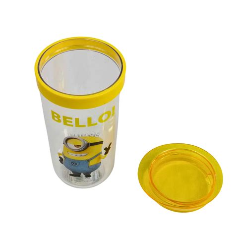 Minions Collection Plastic Tumbler With Straw 600mL Miniso Kenya