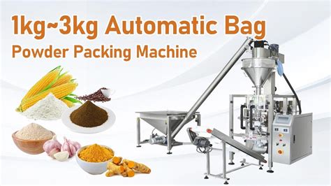 Kg Kg Automatic Powder Pouch Packing Machine Vffs Machine Youtube