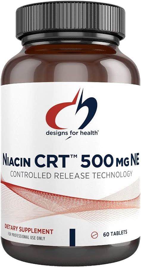 Designs For Health Niacin 500mg Niacin Crt Vitamin B3