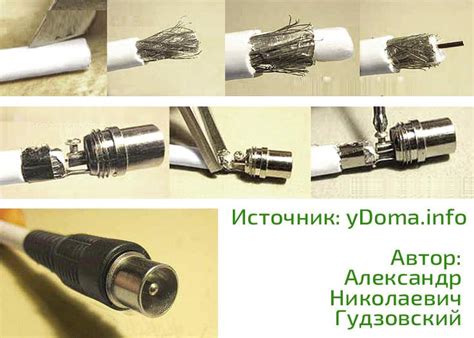 Антенный кабель для телевизора как соединить - Вместе мастерим