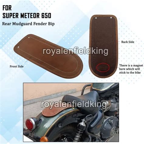 Fit For Royal Enfield Super Meteor Rear Mudguard Fender Bip Tan