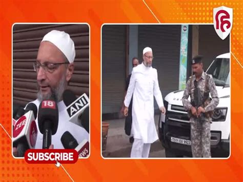 Aimim Chief Asaduddin Owaisi Casts His Vote Makes Special Appeal