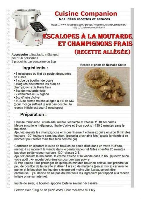 Pingl Par Laeti Milletricherol Sur Cuisine Companion Filet Poulet