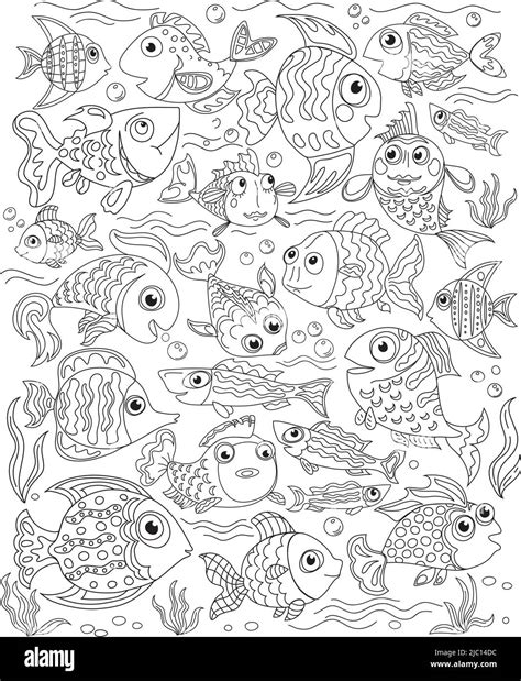 Fish Color Book Cute