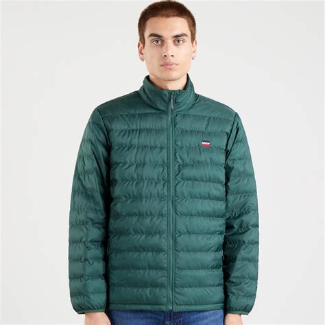 Presidio Levis Retro Packable Quilted Jacket In Pineneedle