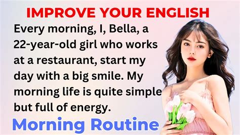 My Morning Routine Improve Your English Speak English Fluently