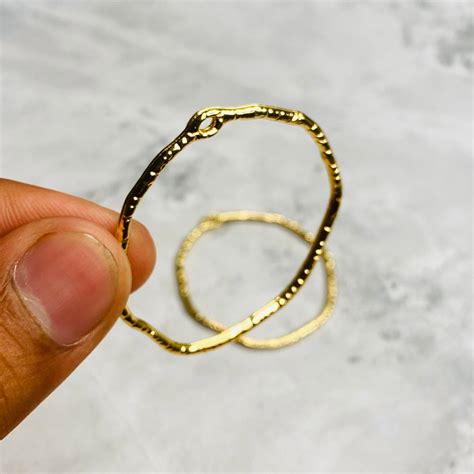 golden circular hoops sd fine arts