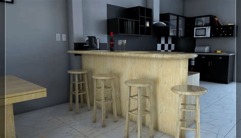 Dining Table 1 - Sketchup Models For Free Download