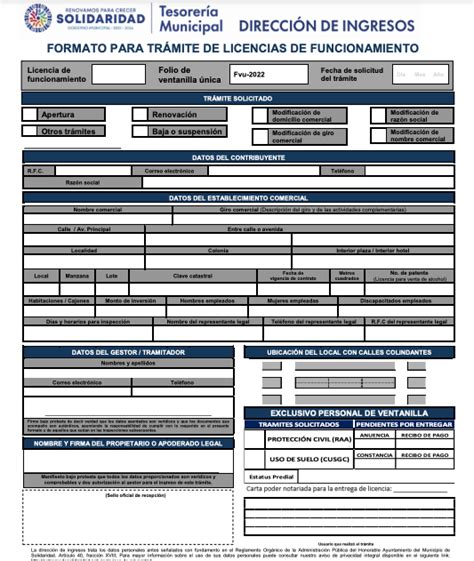 Licencia de Funcionamiento Cómo obtener Ejemplos 2022 2022