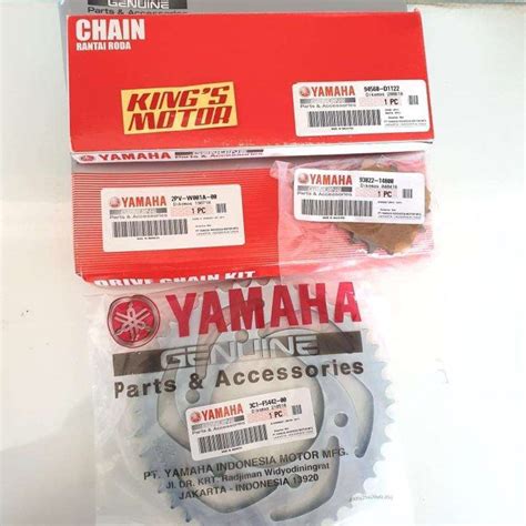 Jual Gear Gir Set Gearset Mx King Mx 150 2pv Asli Yamaha Di