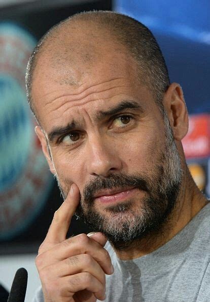 PEP GUARDIOLA Haircuts For Balding Men Bald With Beard Bald Men Style