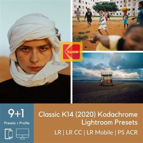 Premium Lightroom Preset Classic K Kodachrome Preset Collection For