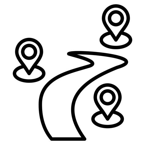 roadmap planning icon  vector illustration  vector art