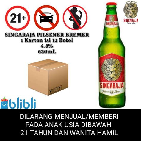 Jual Singaraja Beer Besar 1 Karton 12 Botol Dream Drink86 Di Seller