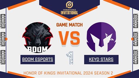 BOOM VS VKS Day 1 Match 4 Game 1 Honor Of Kings Invitational Season