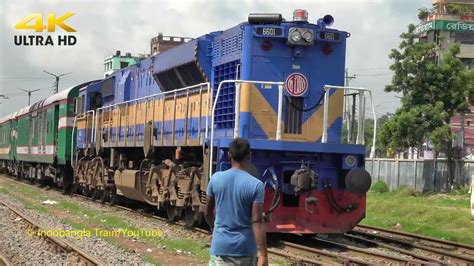 Dhaka To Khulna Sundarban Express Lead By New Powerful Emd Loco Bd