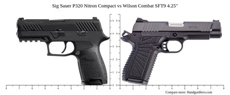 Sig Sauer P Nitron Compact Vs Wilson Combat Sft Size