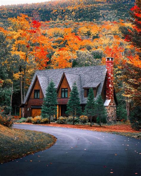 These Autumn Houses Get Me Every Time Autumn Scenery Fall Pictures