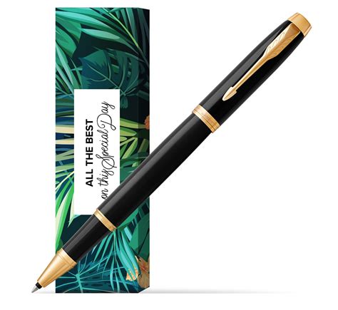 Parker IM Black GT Rollerball Pen In Cover Special Day In Cover Special