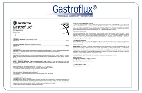 Bula Gastroflux Suspension Pdf Especialidades Medicas