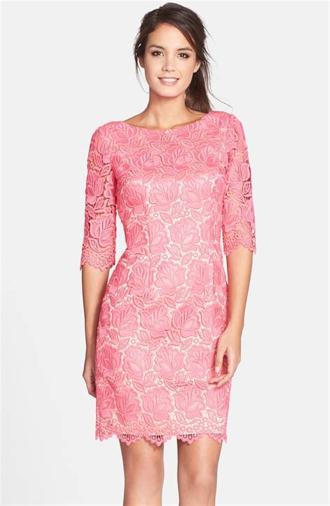 Eliza J Lace Sheath Dress Nordstrom