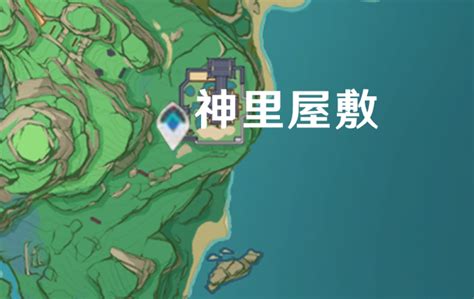 原神：稻妻地图风景一览，主城漫山樱花，神里绫华住在海景别墅