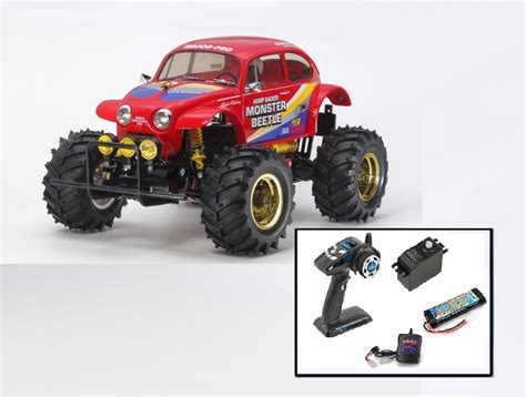 Tamiya Rc Monster Beetle 2015 Steerwheel Bundle 58618