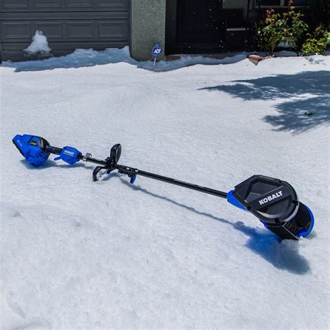 Kobalt 40 Volt 12 In Single Stage Push Battery Powered Snow Shovel 4 Ah