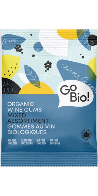 Buy Gobio Organic Mixed Wine Gums At Well Ca Free Shipping 35 In Canada