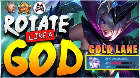 NEW MIYA GOLD LANE ROTATION GUIDE 2021 Mobile Legends YouTube