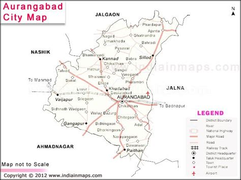 Aurangabad City Map Map