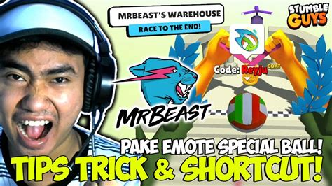 New Tips Trick Shortcut Tercepat Map Mr Beast Warehouse Pake Emote