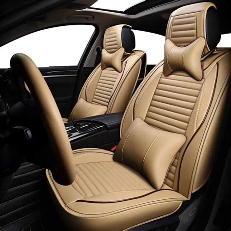 Luxury Leather Universal Car Seat Covers For Mazda Demio Cargo Familia