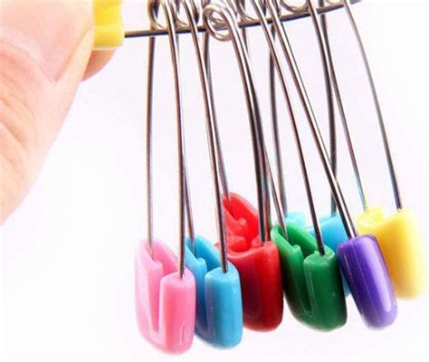 Pulabo Stainless Steel Cloth Diaper Pins Traditional Safety Pin For