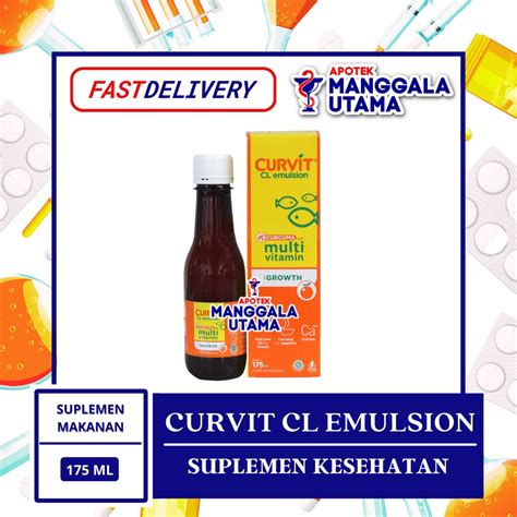 Jual CURVIT CL EMULSION 175 ML Shopee Indonesia