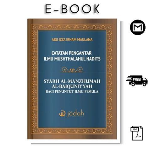 Jual Catatan Pengantar Mushthalahul Hadits Terjemah Kitab Syarah Al