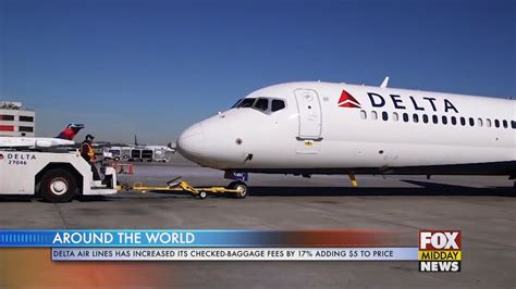 Delta Air Lines Increases Its Checked-Baggage Fees - WFXB