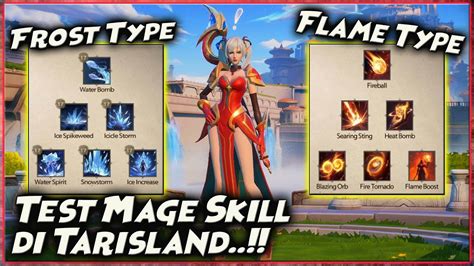 Test Review Skill Mage Frost Flame Tarisland Youtube