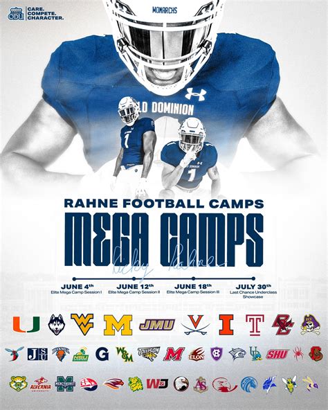 Mark Dupuis On Twitter ODU Mega Camps Elite Mega Camp 1 Tomorrow